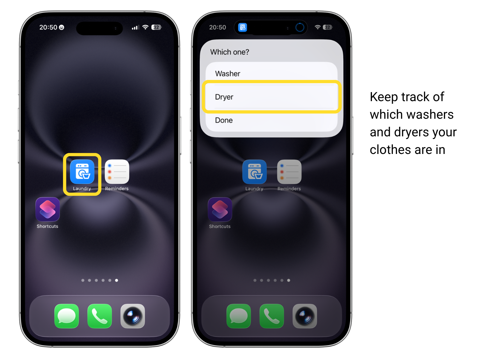 laundry reminder ios shortcut laundry reminder ios shortcut